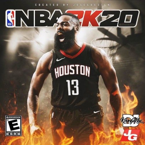 James harden nba 2k cover