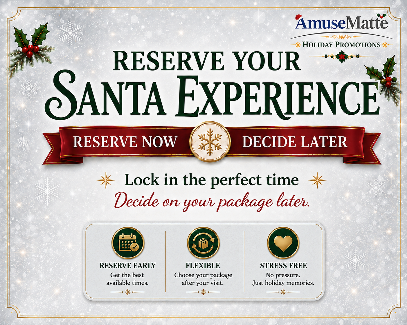 Reserve Now - Decide Later