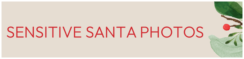 Sensitive  Santa Photos